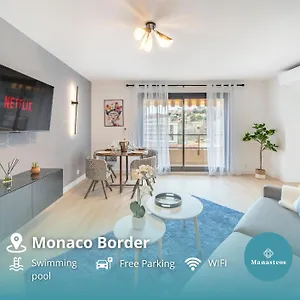  Appartement 5mn Monaco - Vue Mer - Parking - Piscine - Bb France
